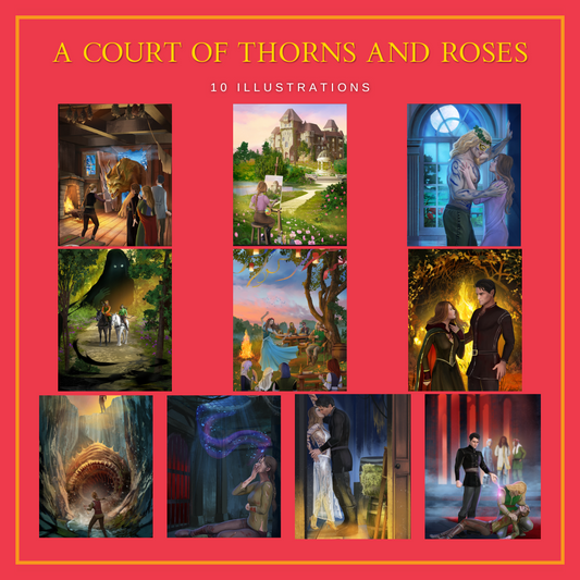 A Court of Thorns and Roses Art Print Pack PRE-ORDER